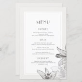 クラシックフローラ図解入りの、写真付きのリリー (正面/裏面)