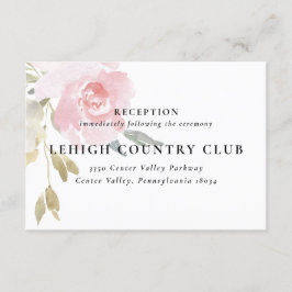 クラシックフローラ結婚式カード 招待状