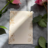 クラシックフローラ結婚式招待状 招待状