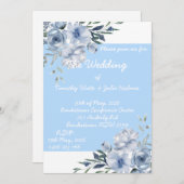 クラシックフローラ結婚式招待状 招待状 (正面/裏面)