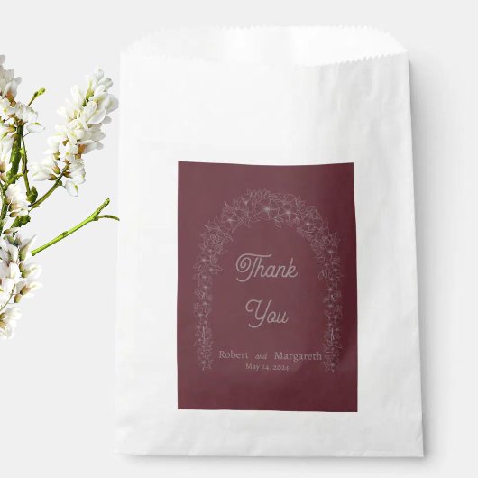 クラシックフローラ結婚門 フェイバーバッグ