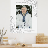 クラシックフローラ葬儀サービス親愛ワンフォト ポスター (キッチン)