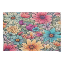 クラシックフローラ#44 - pillowcase 枕カバー