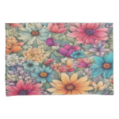 クラシックフローラ#44 - pillowcase 枕カバー (正面右)