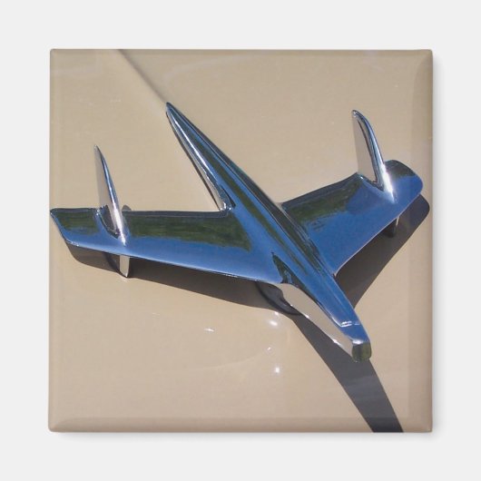 クラシックフードオーナメントの高い背景 マグネット (正面)