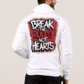 クラシックフード付きスウェットシャツ – 快適でスタイリッシュf パーカ (裏面)