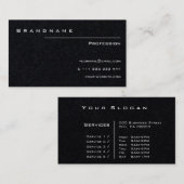 クラシックブカスタムラックプロフェッショナルクラスクリーン 名刺 (正面/裏面)