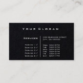 クラシックブカスタムラックプロフェッショナルクラスクリーン 名刺 (裏面)