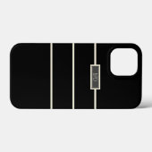 クラシックブスタイリッシュモノグラムのラック Case-Mate iPhoneケース (裏面 (横))