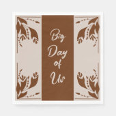 クラシックブラウン スタンダードランチョンナプキン (正面)