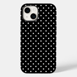 クラシックブラックアンドホワイトドット柄 14 Case-Mate iPhone 14ケース