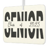 クラシックブラックシニアカスタム カーエアーフレッシュナー (左)