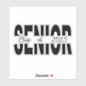 クラシックブラックシニアカスタム シール (シート)