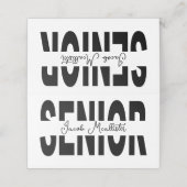 クラシックブラックシニアカスタム プレイスカード (外部開封)