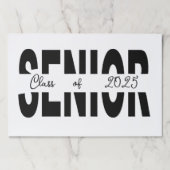 クラシックブラックシニアカスタム ペーパーパッド (正面)