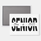 クラシックブラックシニアカスタム マグネット (正面/裏面)