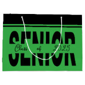 クラシックブラックシニアカスタム ラージペーパーバッグ (裏面)