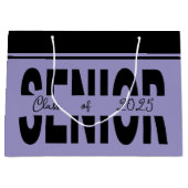 クラシックブラックシニアカスタム ラージペーパーバッグ (正面)