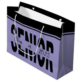 クラシックブラックシニアカスタム ラージペーパーバッグ