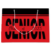 クラシックブラックシニアカスタム ラージペーパーバッグ (正面)