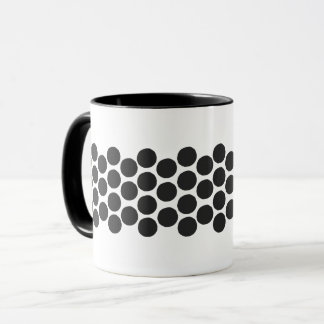 クラシックブラックドット コーヒー マグカップ