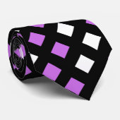 クラシックブラックピンクプライユニセックスドネックタイ ネクタイ (ロール)