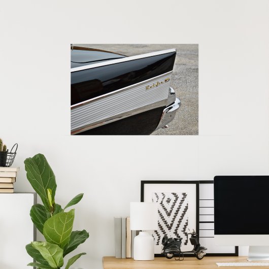 クラシックブラックベルエアカーリヤフェンダーポスター ポスター (ホームオフィス)