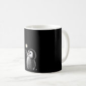 クラシックブラックマグ コーヒーマグカップ (正面右)