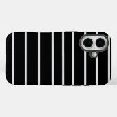 クラシックブラックメタルクリームベール Case-Mate iPhoneケース (裏面 (横))