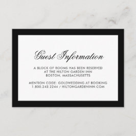 クラシックブラック縁ど結婚ズ宿泊カード エンクロージャーカード