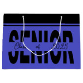 クラシックブラック シニアカスタム ラージペーパーバッグ (正面)