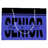 クラシックブラック シニアカスタム ラージペーパーバッグ (裏面)