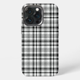 クラシックブラック+ホワイトのチェック柄 iPhone 13 PROケース