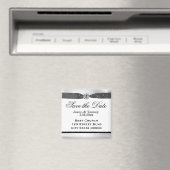 クラシックブラック&ホワイトのドレープ マグネット (インサイチュ (食洗機))