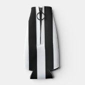 クラシックブラック&ホワイトカバナストライプモノグラム ボトルクーラー (裏面)