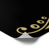 クラシックブラック・ムスリム・イ結婚スラームのポスター ポスター (角)