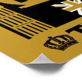 クラシックブリティッシュティードリンカーズラテマグ ポスター (角)