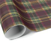 クラシックブルゴーニュとイエロープライド – フェスティバルギフト ラッピングペーパー (ロールコーナー)