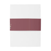 クラシックブルゴーニュ赤面バラ&牡丹 招待状ベリーバンド (裏面例)