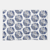 クラシックブルーウィローデザイン キッチンタオル (横)