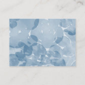 クラシックブルーウォーターカラ結婚ーの詳細カード エンクロージャーカード (裏面)