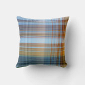 クラシックブルーオレンジプライド化粧枕 クッション (裏面)