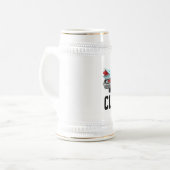 クラシックブルーカービールスタイン ビールジョッキ (正面左)
