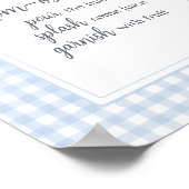 クラシックブルーギンガムマムオーサバー ポスター (角)