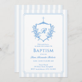 クラシックブルークレストモノグラムバップ 招待状