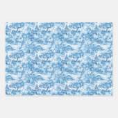 クラシックブルートイルランドスケープ ラッピングペーパーシート (正面2)