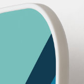 クラシックブルートーンストライプ ピックルボールラケット (左詳細)