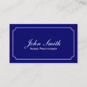 クラシックブルーナース開業医名刺 名刺 (正面)