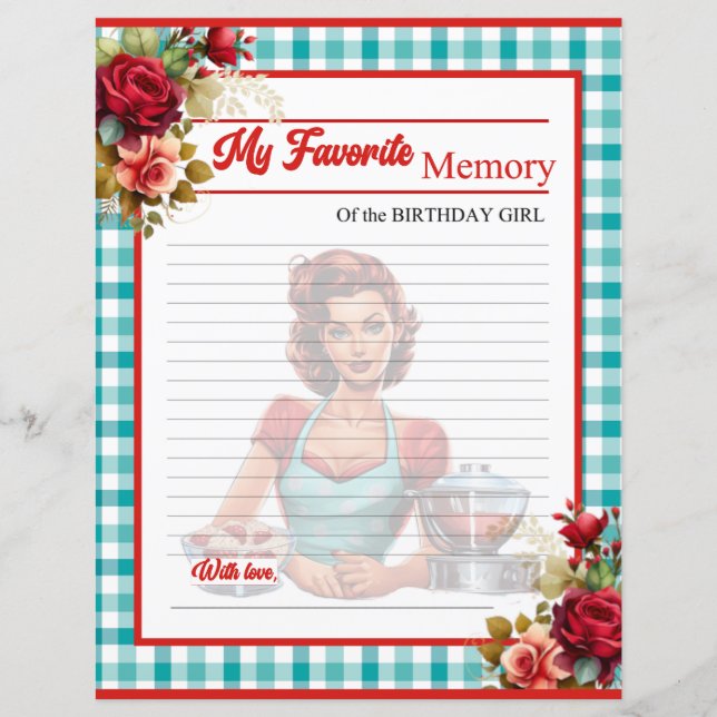 クラシックブルーバースデーパーティーメお気に入りのモリ (正面)