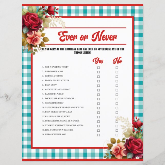 クラシックブルーバースデーパーティー常時またはゲームなし (正面)